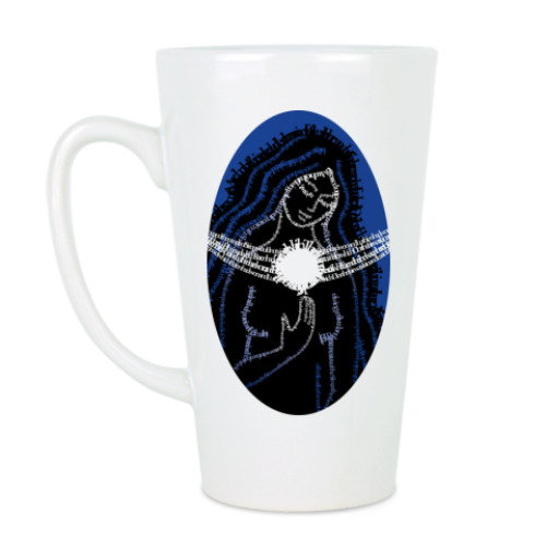 Чашка Латте с принтом Elwing