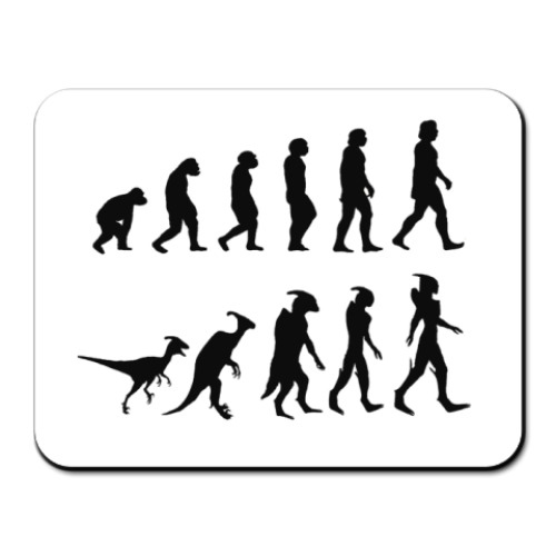 Коврик для мыши с принтом Турианэволюция