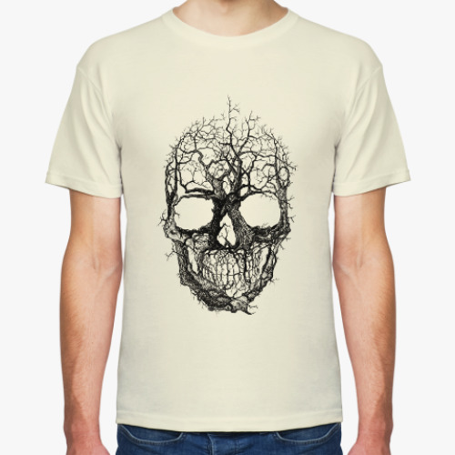 Футболка с принтом Tree Skull