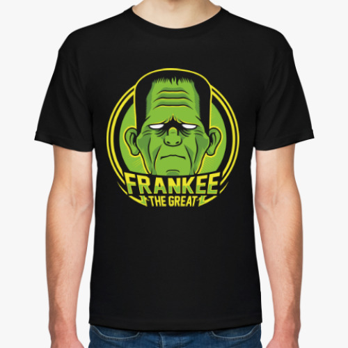 Футболка с принтом Франкенштейн