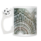 Кружка с футбольным мячиком