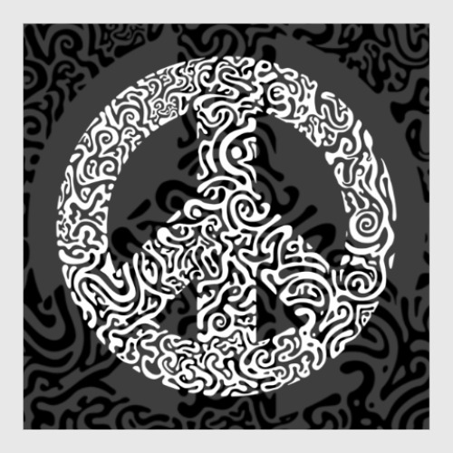 Постер с принтом Отпечаток мира