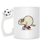 Кружка с футбольным мячиком