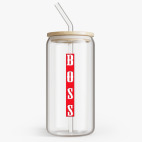 Банка с бамбуковой крышкой