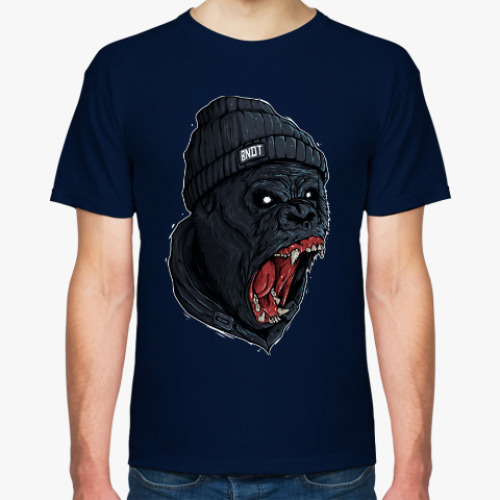 Футболка с принтом Горилла