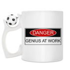 Кружка с футбольным мячиком