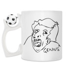 Кружка с футбольным мячиком