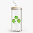 Банка с бамбуковой крышкой