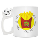 Кружка с футбольным мячиком