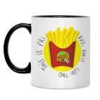 Кружка двухцветная