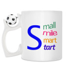 Кружка с футбольным мячиком