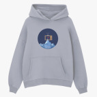 Толстовка худи оверсайз