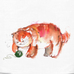 Кот с клубком