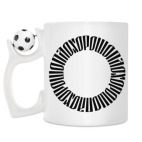 Кружка с футбольным мячиком