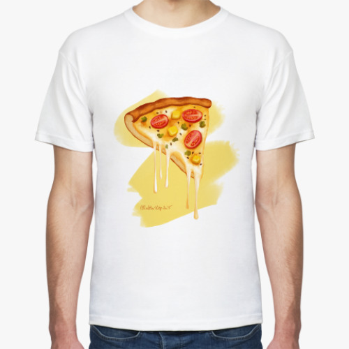Футболка с принтом 'Pizza'
