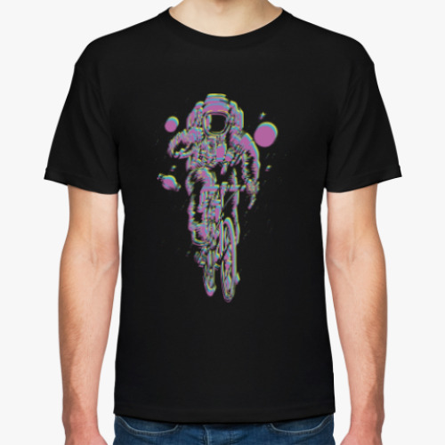 Футболка с принтом Spaceman Glinch