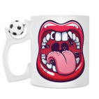 Кружка с футбольным мячиком