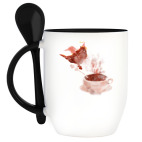 Кружка с ложкой