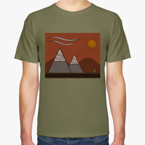 Футболка 'Calm mountains'