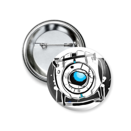 Значок 37мм Wheatley portal 2