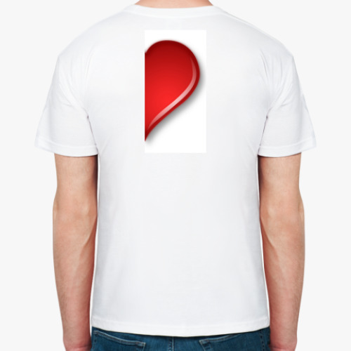 Футболка с принтом Для влюбленных