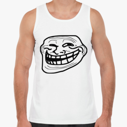 Майка с принтом TrollFace