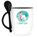 Кружка с ложкой