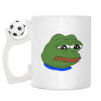 Кружка с футбольным мячиком