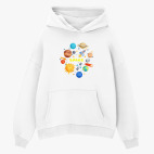 Толстовка худи оверсайз