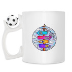 Кружка с футбольным мячиком