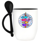 Кружка с ложкой