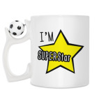 Кружка с футбольным мячиком