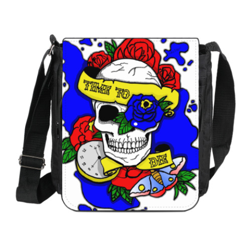 Сумка на плечо (мини-планшет) Череп