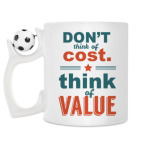 Кружка с футбольным мячиком