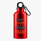 Металлическая бутылка 400 мл UV-DTF