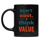 Кружка цветная UV-DTF