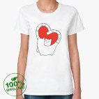 Женская футболка органик