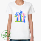 Женская футболка органик