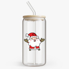 Банка с бамбуковой крышкой