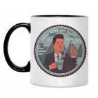 Кружка двухцветная