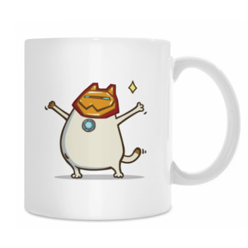 Кружка с принтом Айронкот — Пятничный Котик №32