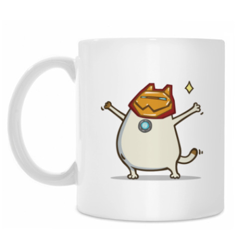 Кружка с принтом Айронкот — Пятничный Котик №32