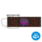 Эмалированная кружка (круговая запечатка) Дайс D&amp;D