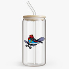 Банка с бамбуковой крышкой