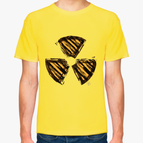 Футболка с принтом Радиация.