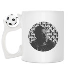 Кружка с футбольным мячиком