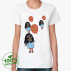 Женская футболка органик