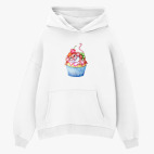 Толстовка худи оверсайз