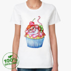 Женская футболка органик