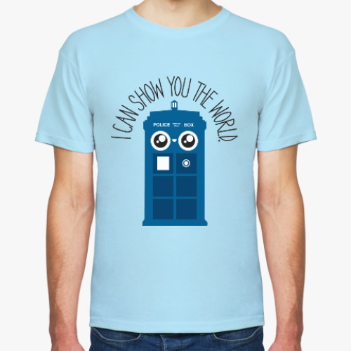 Футболка с принтом Я покажу тебе мир